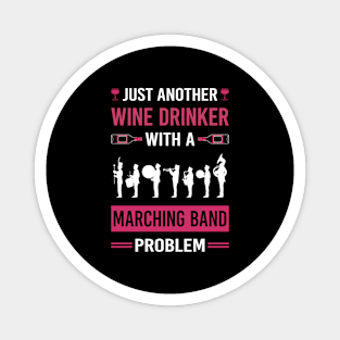 Wine Drinker Marching Band Magnet